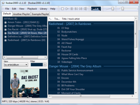 Слушайте музыку как аудиофил с Foobar2000 [Windows] 2011 12 24 13h58 59